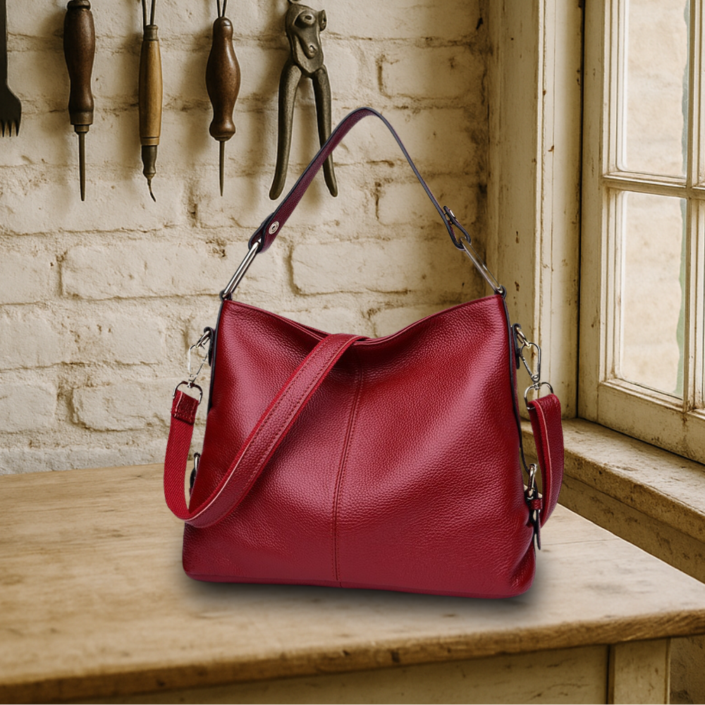 KENAWI | Sac à bandoulière mode en cuir véritable