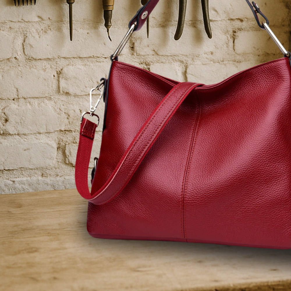 KENAWI | Sac à bandoulière mode en cuir véritable