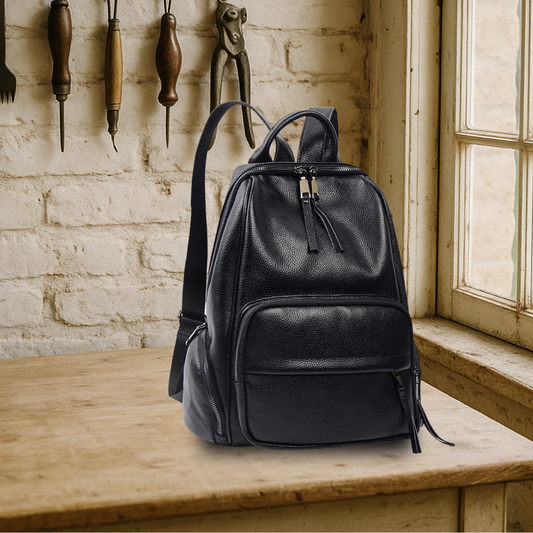 KENAWI | Sac à dos classique en cuir fait main