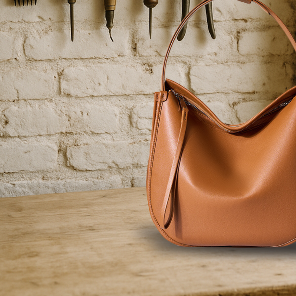 KENAWI | Sac à bandoulière en cuir Classic Curve