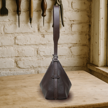 KENAWI | Sac à bandoulière en cuir véritable Lazy Tote