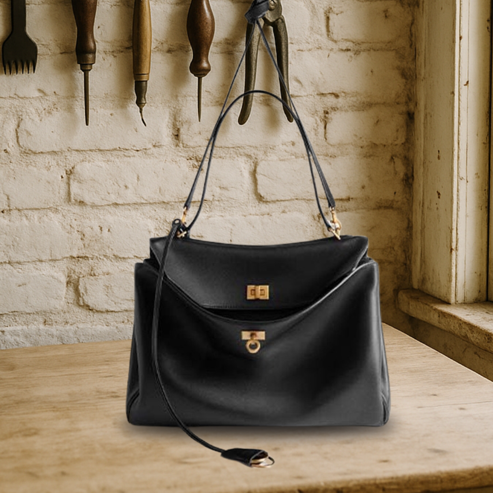 KENAWI | Classic Premium Black Handbag