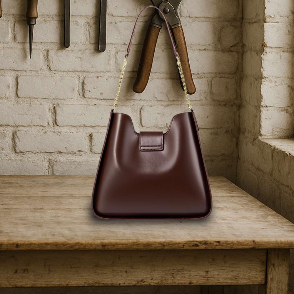 KENAWI | Sac à bandoulière élégant en cuir lisse