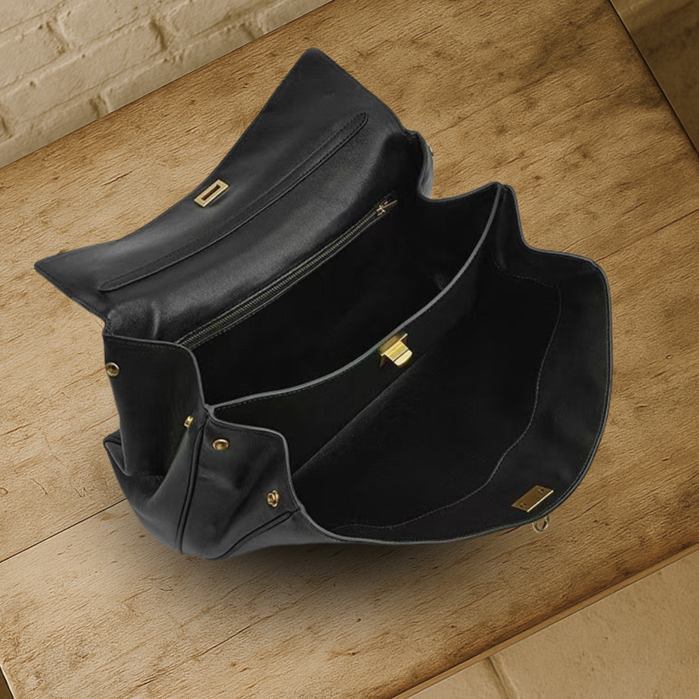 KENAWI | Classic Premium Black Handbag