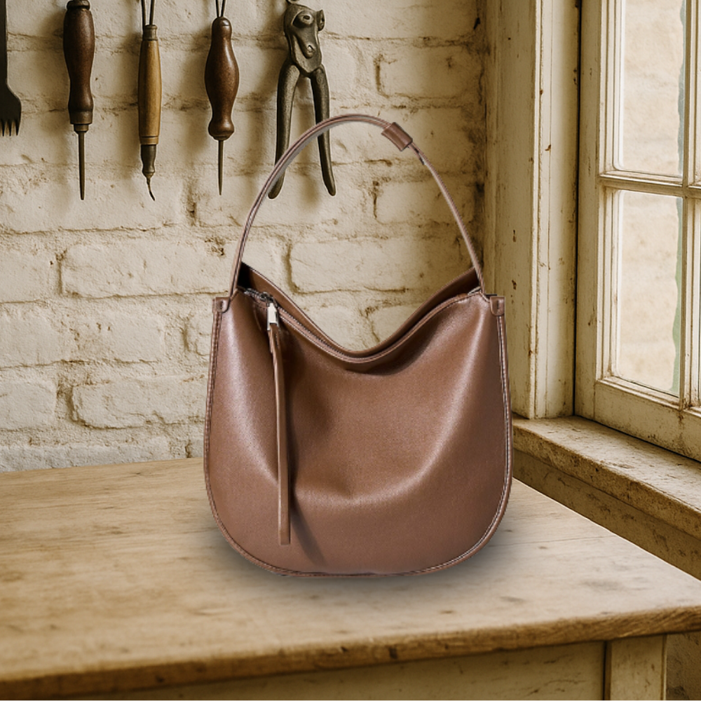 KENAWI | Sac à bandoulière en cuir Classic Curve
