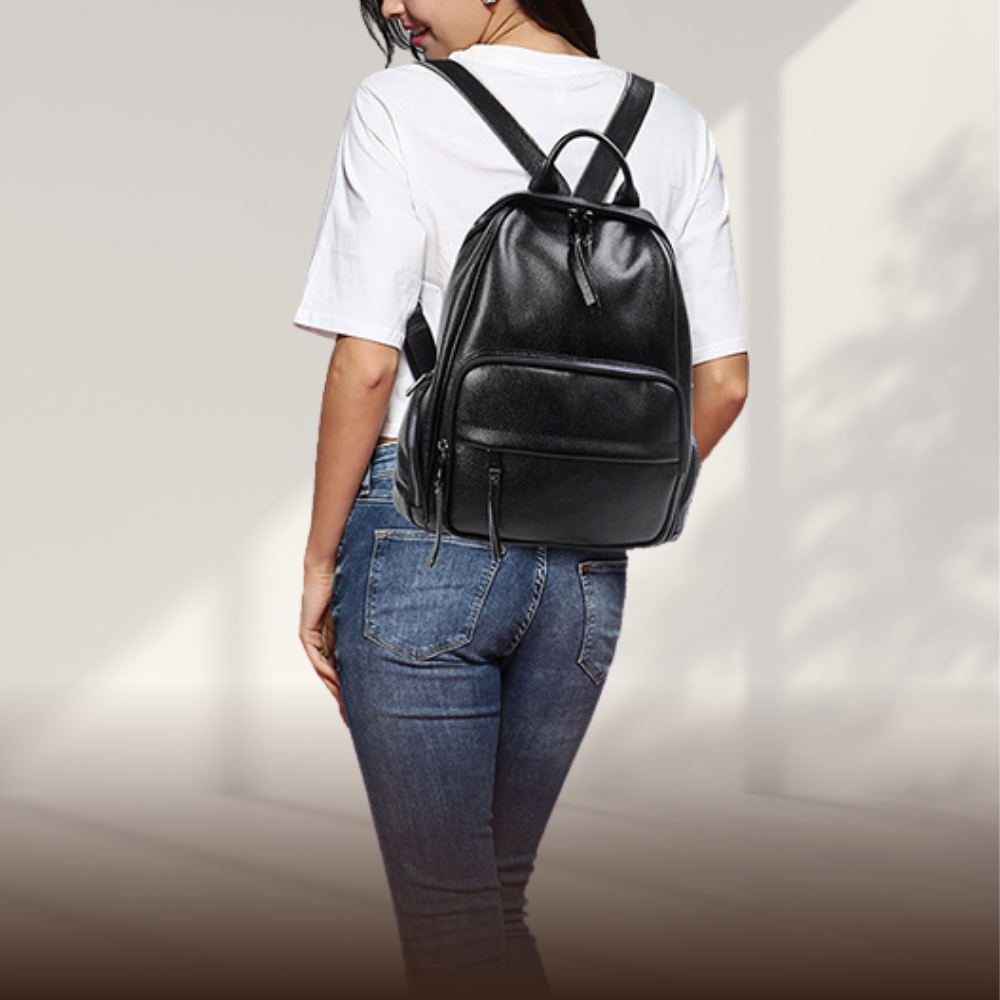 KENAWI | Sac à dos classique en cuir fait main