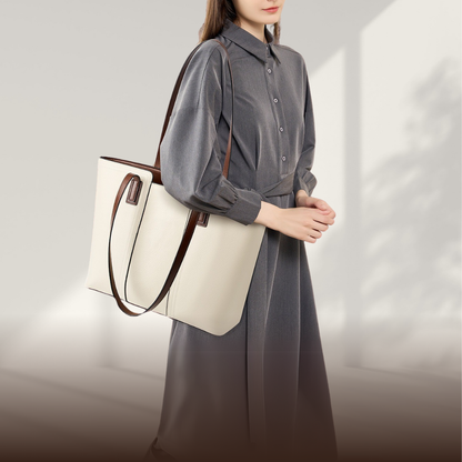 KENAWI | Sac en cuir Shopper de grande capacité