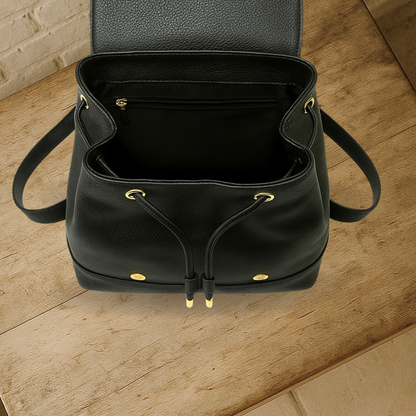 KENAWI | Sac à dos moderne en cuir pleine fleur