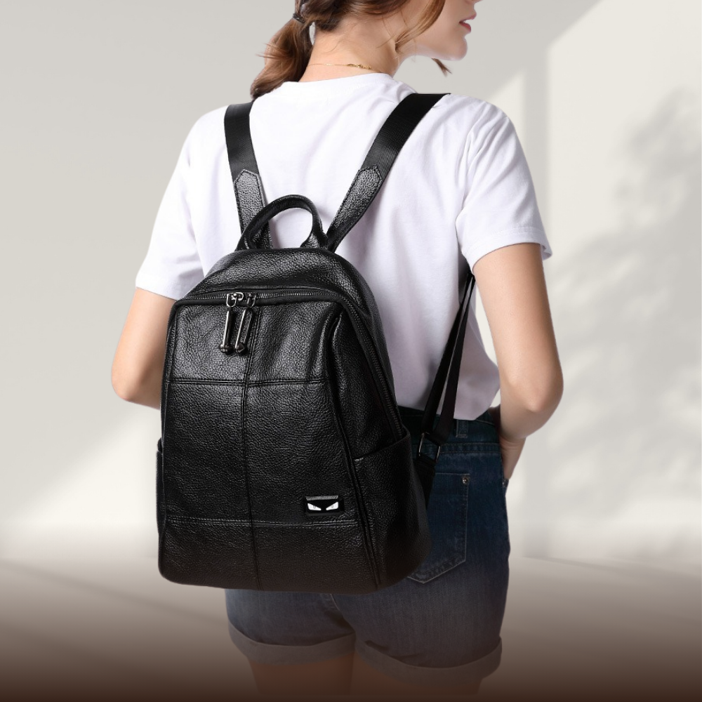 KENAWI | Sac à dos en cuir pour ordinateur portable
