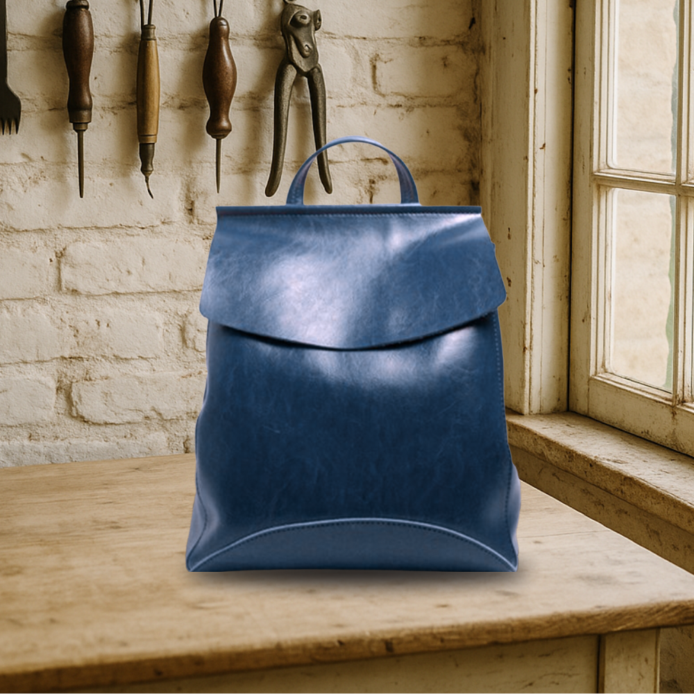KENAWI | Sac à dos en cuir véritable