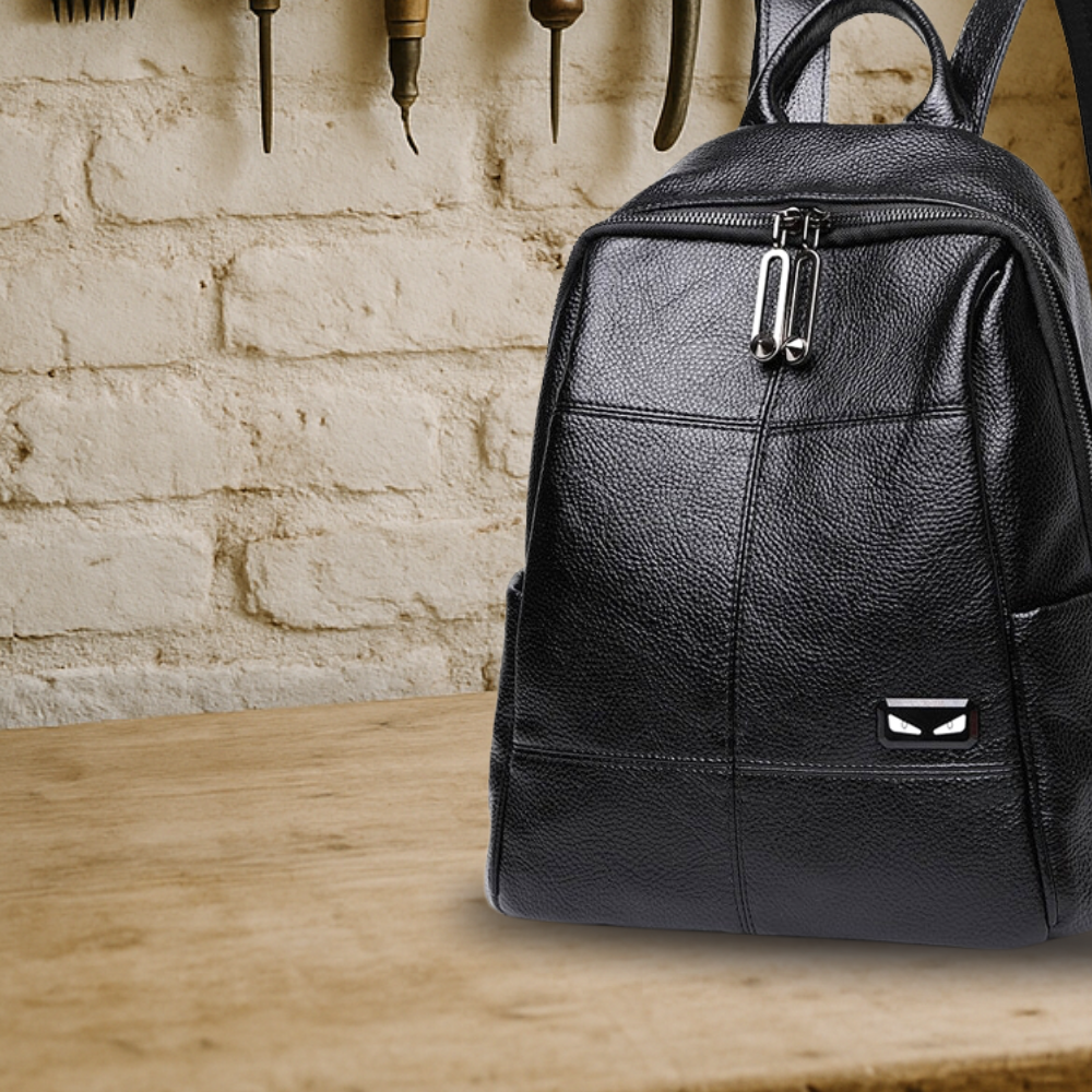 KENAWI | Sac à dos en cuir pour ordinateur portable