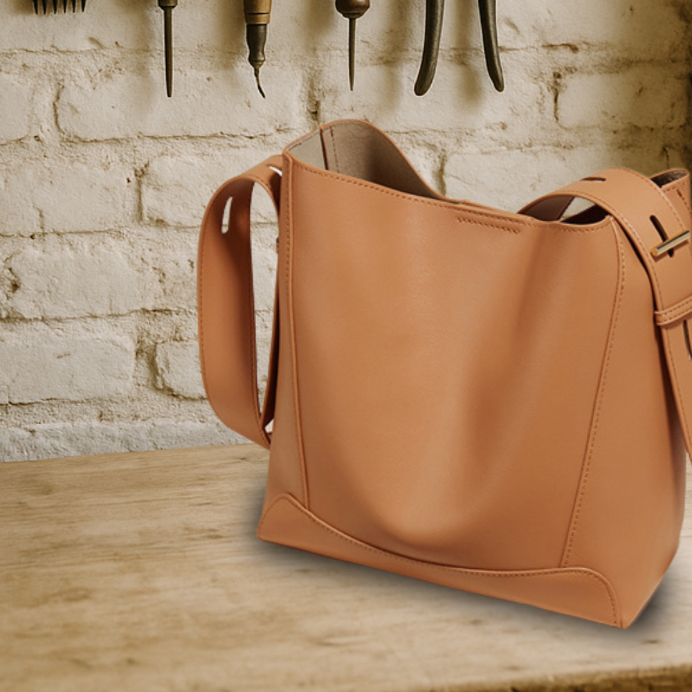 KENAWI | Sac à bandoulière en cuir souple Slouchy