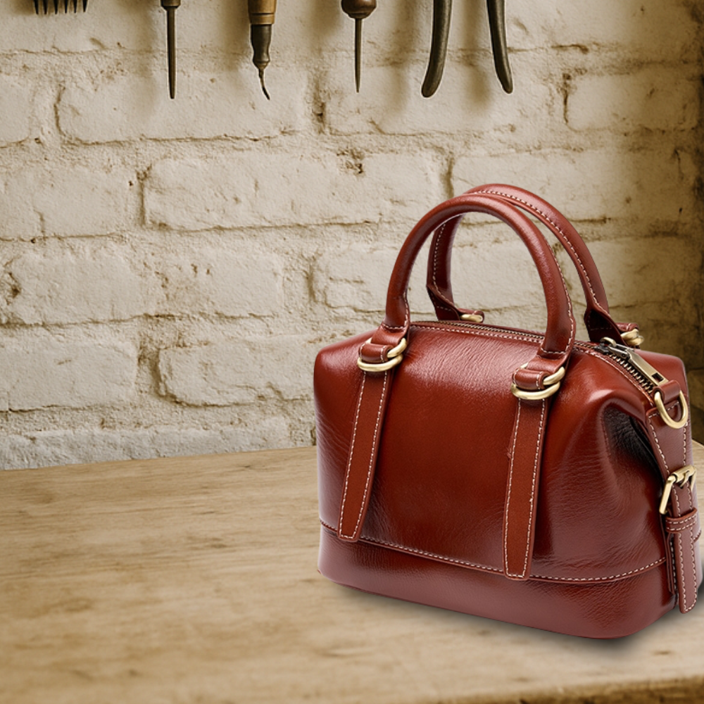 KENAWI | Mini sac à bandoulière en cuir vintage