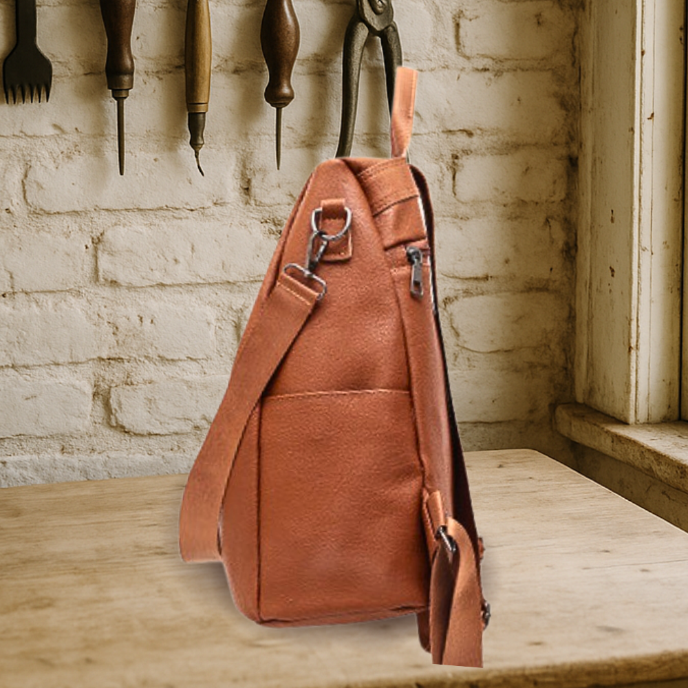 KENAWI | Sac à dos en cuir souple de première qualité