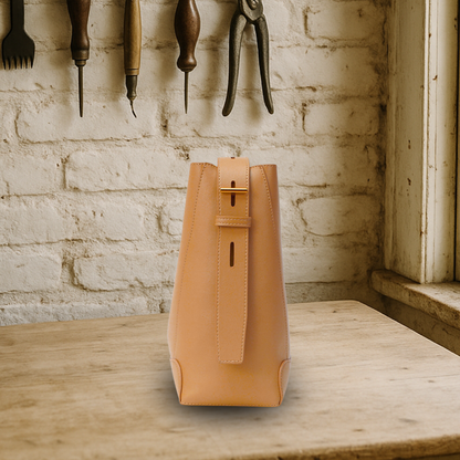 KENAWI | Sac à bandoulière en cuir souple Slouchy