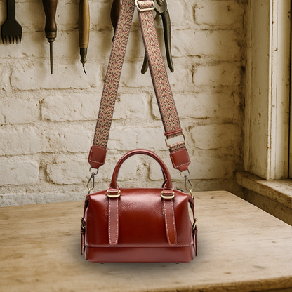 KENAWI | Mini sac à bandoulière en cuir vintage