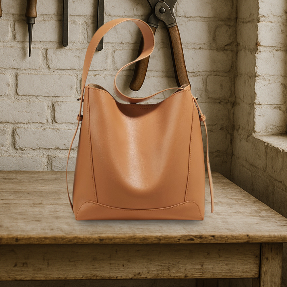 KENAWI | Sac à bandoulière en cuir souple Slouchy