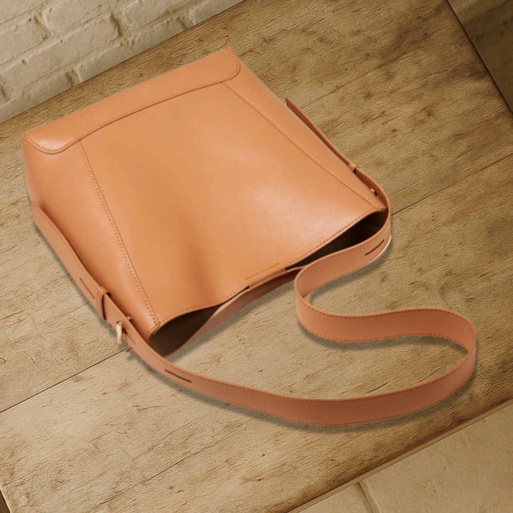 KENAWI | Sac à bandoulière en cuir souple Slouchy
