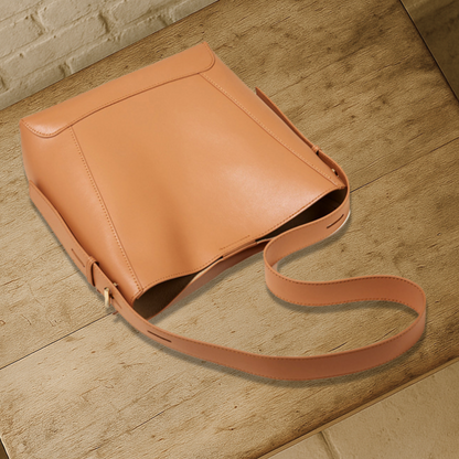 KENAWI | Sac à bandoulière en cuir souple Slouchy