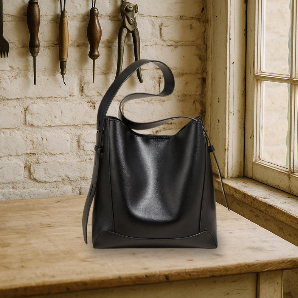 KENAWI | Sac à bandoulière en cuir souple Slouchy