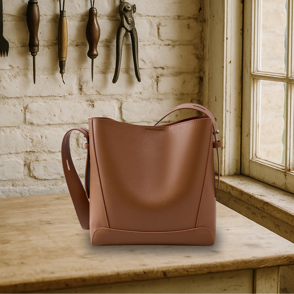 KENAWI | Sac à bandoulière en cuir souple Slouchy