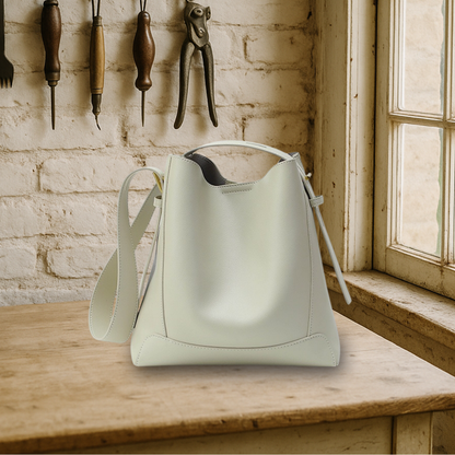 KENAWI | Sac à bandoulière en cuir souple Slouchy