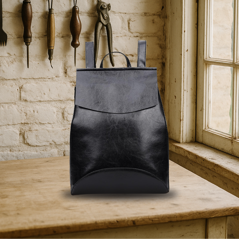 KENAWI | Sac à dos en cuir véritable