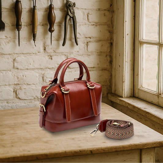 KENAWI | Mini sac à bandoulière en cuir vintage