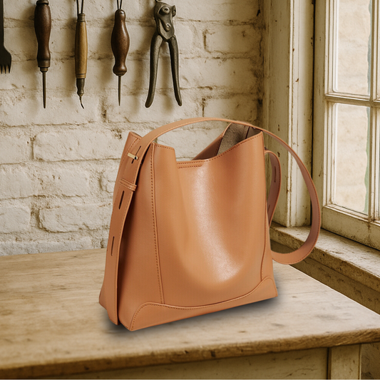 KENAWI | Sac à bandoulière en cuir souple Slouchy